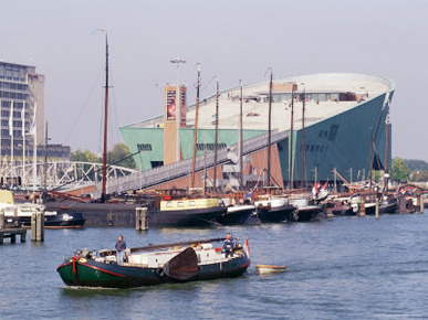 New Metropolis Science and Technology Centre, Designed by Renzo Piano, Amsterdam, the Netherlands