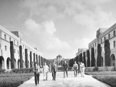 Mediterranean Style of the Central Courtyard at the California Institue of Technology