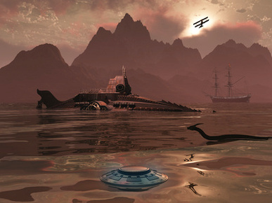 Artist's Concept of an Ancient Civilization with Advanced Technology